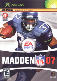 Madden NFL 07 PAL Xbox PAL box art